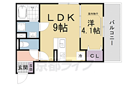 ＳｕｎＳｉｌｋ 2階1LDKの間取り