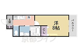 Ｌａ　Ｆｅｌｉｃｅ 1階1Kの間取り