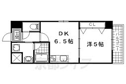 Ｒ−IIコート 8階1DKの間取り