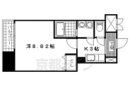 ＣＩＴＹ　ＳＰＩＲＥ浜大津駅前 4階1Kの間取り