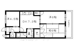 サン・フォーレスト 1階3DKの間取り