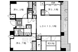 東急ドエルアルス伏見深草 2階/206