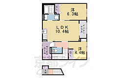 コラソン江戸町 2階2SLDKの間取り