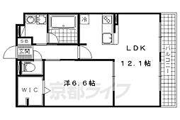 Ｍａｎａ　Ｗｉｎｇ 2階1LDKの間取り