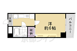 プレアデス 1Kの間取図画像