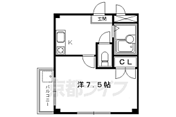 FRAGRANCE大宮 1Kの間取図画像