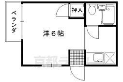 メゾンイッツ 1Kの間取図画像