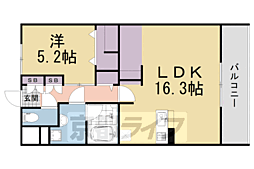 PIAF 1LDKの間取図画像