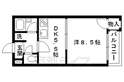 丸美ビル 1DKの間取図画像