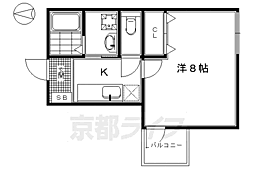 サニータウン 1Kの間取図画像