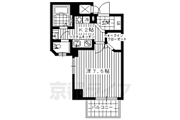 ラナップスクエア京都東山 1Kの間取図画像