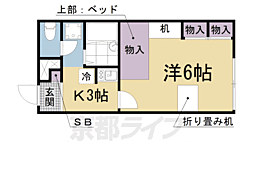 レオパレス比叡 2階/202