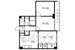セントアミュー 3DKの間取図画像