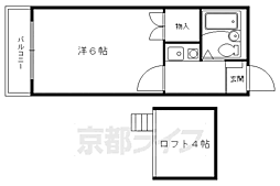 AXIS1M&I 1Kの間取図画像