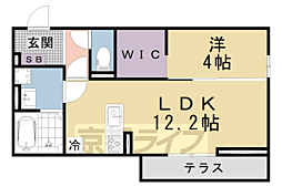 アリア大江 1LDKの間取図画像