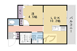 シャルレ14番館 1LDKの間取図画像