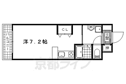ラポール藤 ワンルームの間取図画像