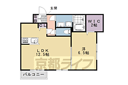 シャーメゾンコジマ 1LDKの間取図画像