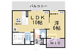 BRANSIA膳所(ブランシア) 1LDKの間取図画像