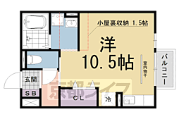 エポックシーマ ワンルームの間取図画像
