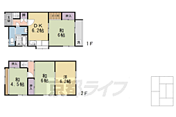 城陽市寺田宮ノ谷貸家