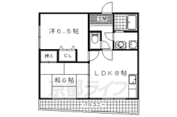 カーム瀬田 2LDKの間取図画像