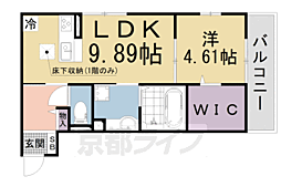 ステラタカサゴ 1LDKの間取図画像