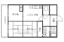 シャトー嵐望 3LDKの間取図画像