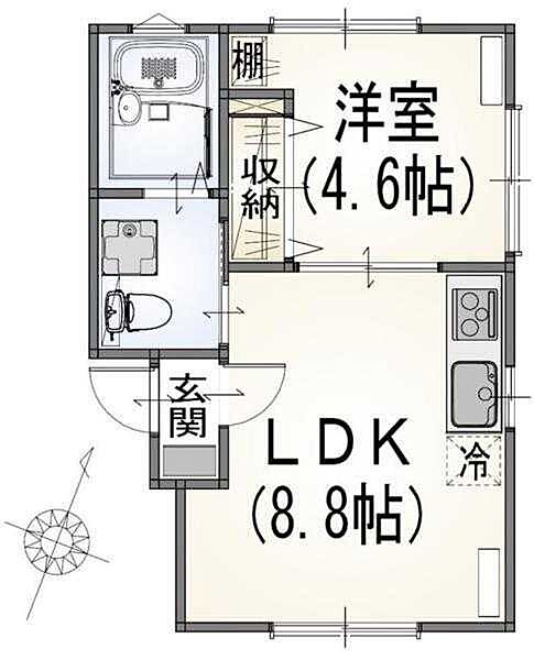 同じ建物の物件間取り写真 - ID:213096380944