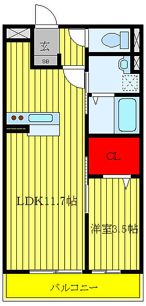 同じ建物の物件間取り写真 - ID:211044870277