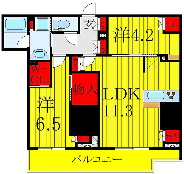 同じ建物の物件間取り写真 - ID:213099089512