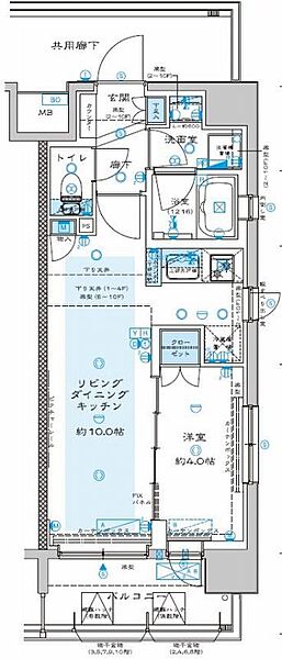 同じ建物の物件間取り写真 - ID:211046393144