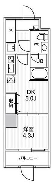 東京都板橋区相生町(賃貸マンション1DK・2階・25.20㎡)の写真 その2