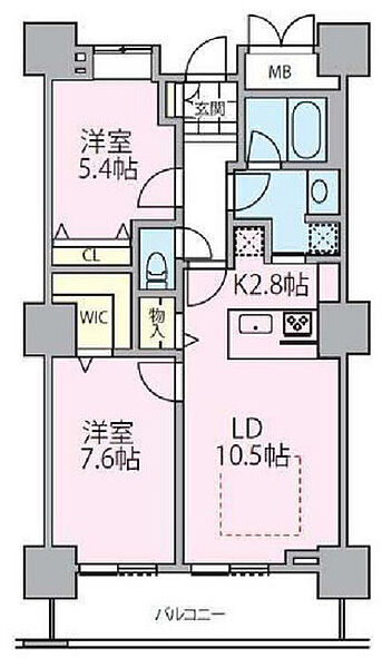 同じ建物の物件間取り写真 - ID:213103505546