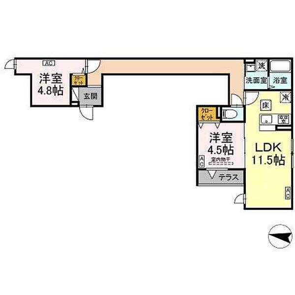 同じ建物の物件間取り写真 - ID:213103794918