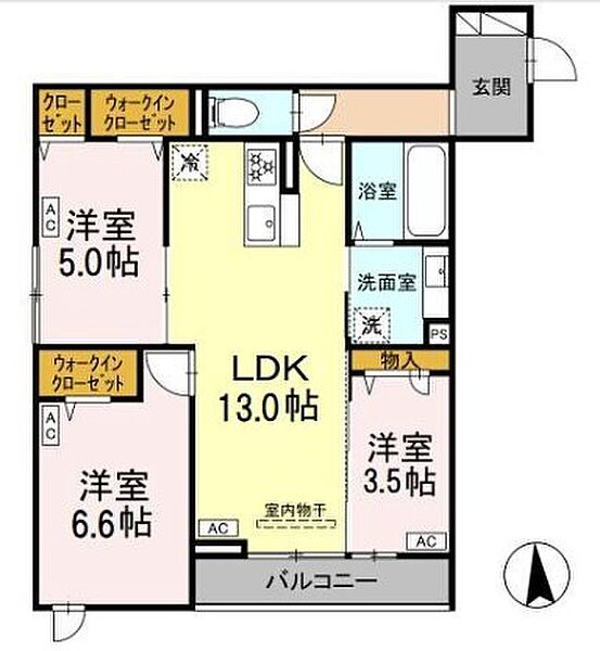 同じ建物の物件間取り写真 - ID:213103791814