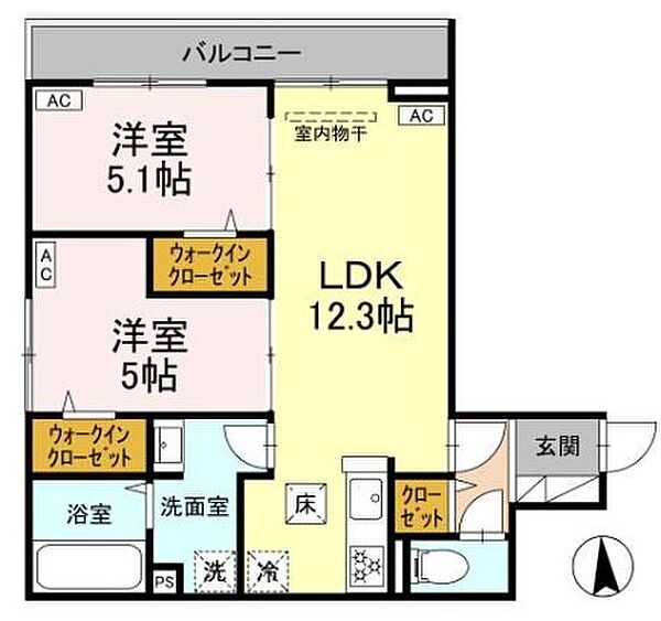 同じ建物の物件間取り写真 - ID:213103791815