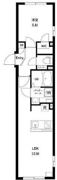 同じ建物の物件間取り写真 - ID:213103794279