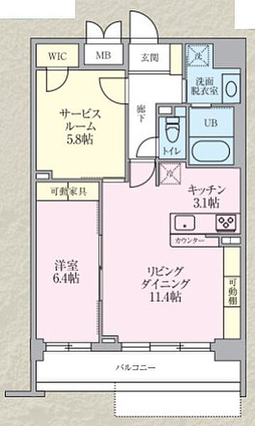 同じ建物の物件間取り写真 - ID:211047344743