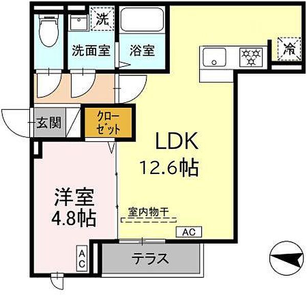 同じ建物の物件間取り写真 - ID:213103793506