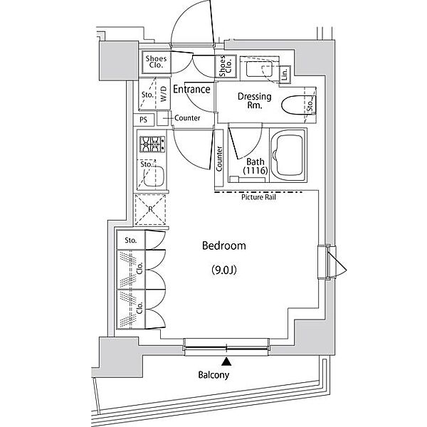 同じ建物の物件間取り写真 - ID:213103790802