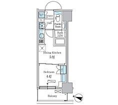 パークアクシス板橋本町ステーションゲート 204 ｜ 東京都板橋区清水町36-4（賃貸マンション1DK・2階・26.78㎡） その2