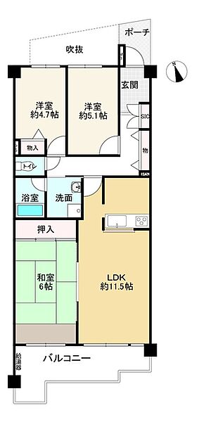 間取りを拡大表示