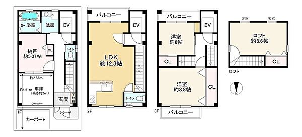 間取り：327001692858