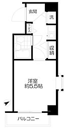 日神パレステージ吉祥寺 1Kの間取図画像