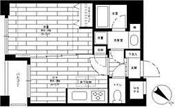 ライオンズシティ千石 1階1DKの間取り