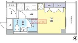 menoca myogadani 10階ワンルームの間取り