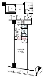 ステージファースト神田 1Kの間取図画像