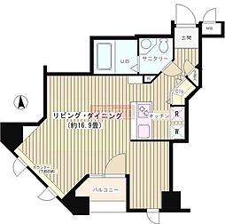 K's麹町 ワンルームの間取図画像