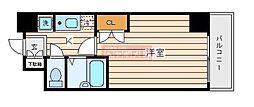 OLIO白山 1Kの間取図画像